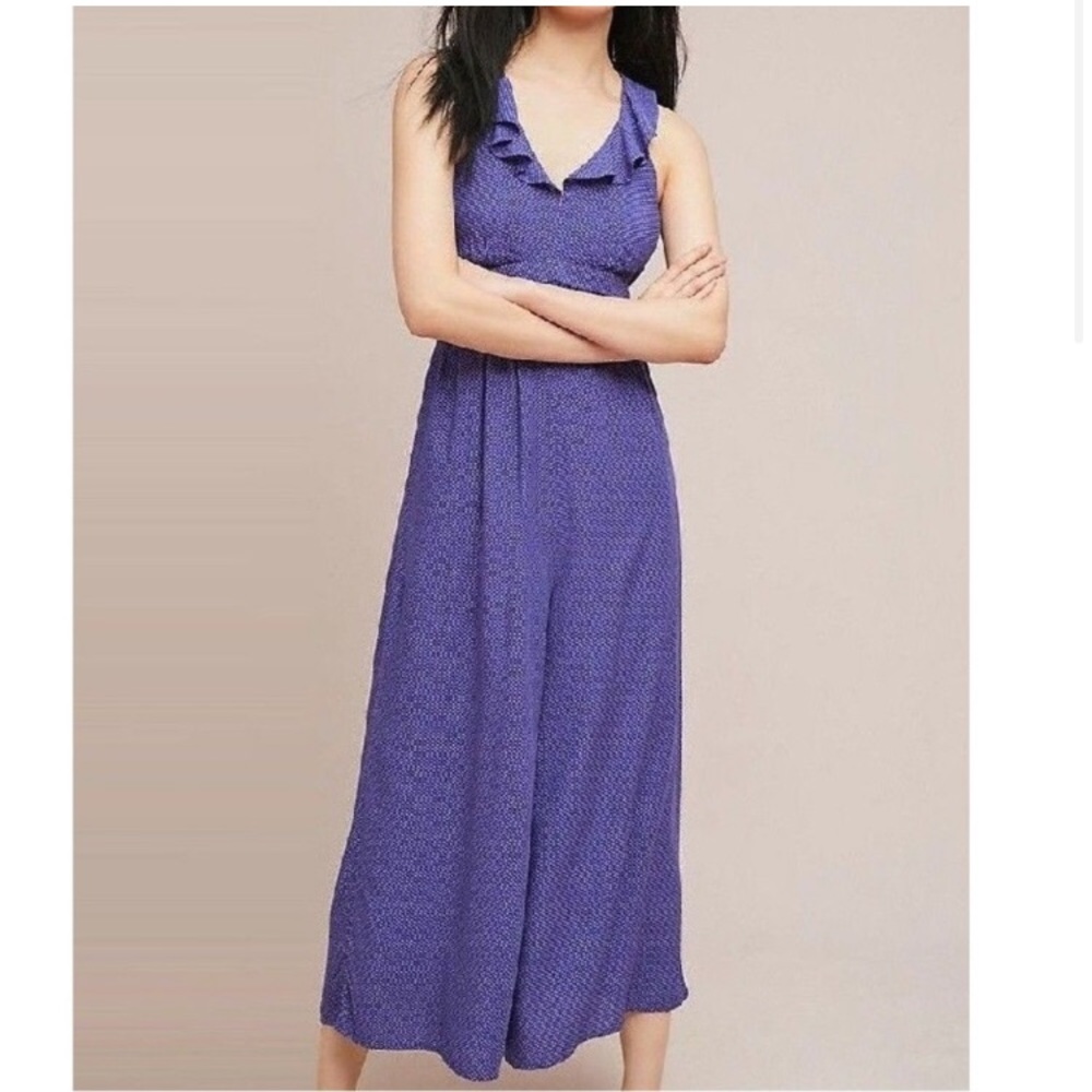 Justine Ruffled Printed Jumpsuit by Maeve